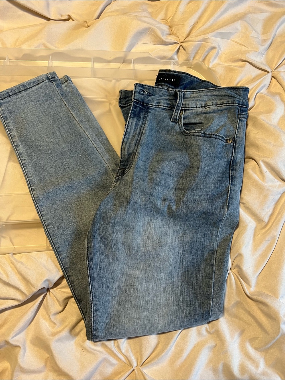 Aeropostale Women's Light Blue Skinny Jeans